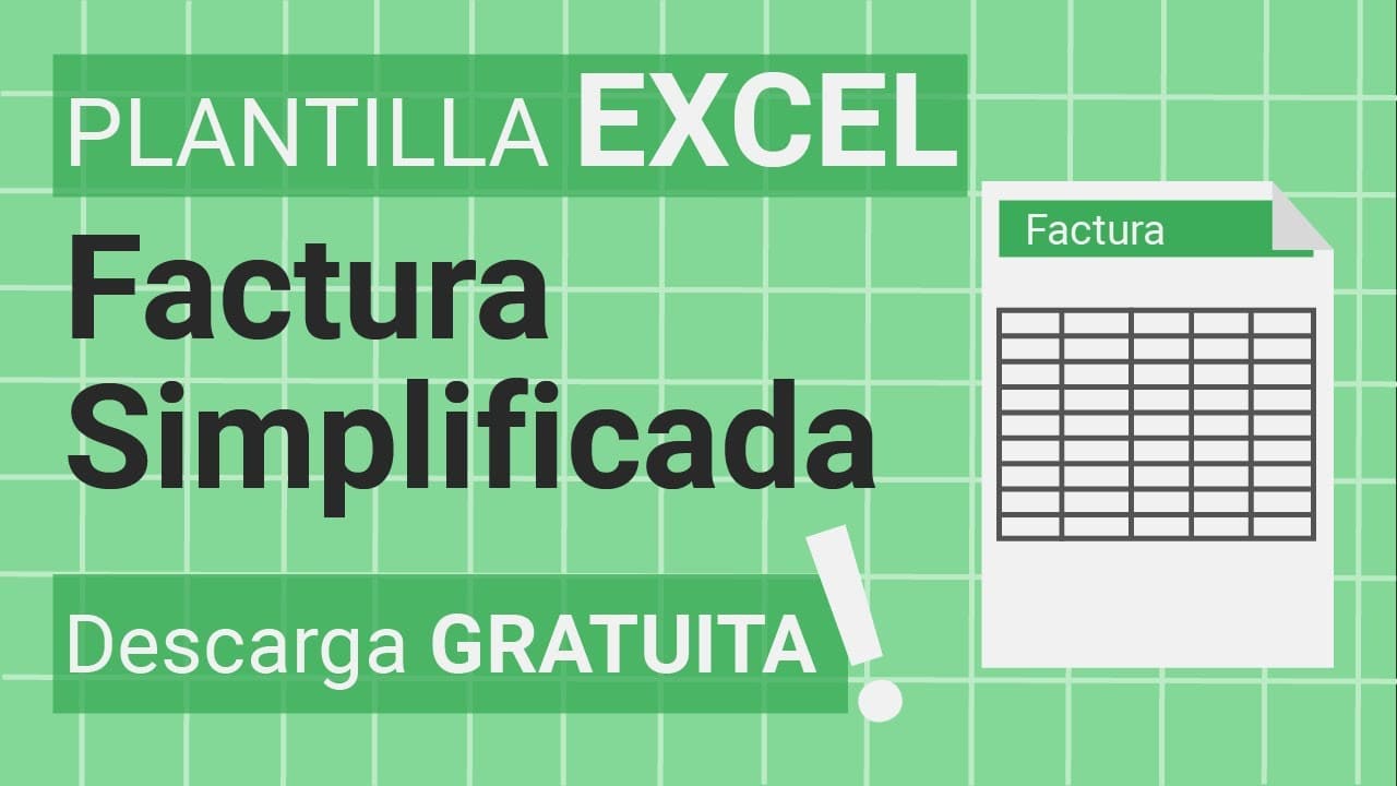 Plantilla Factura Simplificada Gratis Descarga Y Personaliza